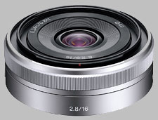 image of the Sony E 16mm f/2.8 SEL16F28 lens