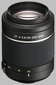 image of the Sony 55-200mm f/4-5.6 DT SAM SAL-552002 lens